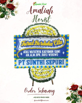 Papan Bunga Duka di Klari