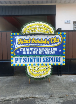 Papan Bunga Duka di Klari