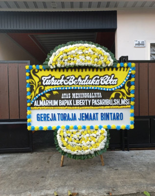 Papan Bunga Duka di Klari