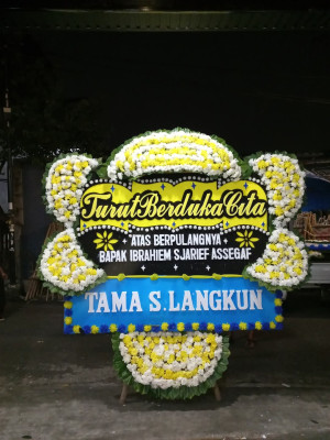 Papan Bunga Duka di Klari